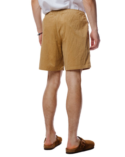 The Real McCoy's MP23014 Summer Corduroy Swim Shorts Beige Model Back