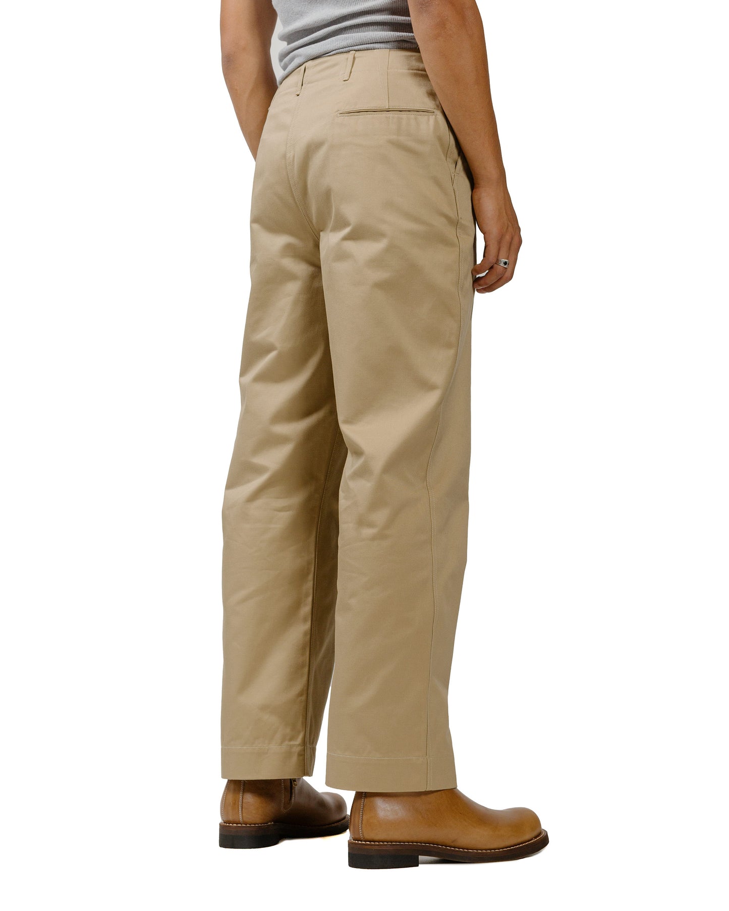 The Real McCoy's MP23102 Trousers, Cotton, Khaki, 1941 Khaki model back