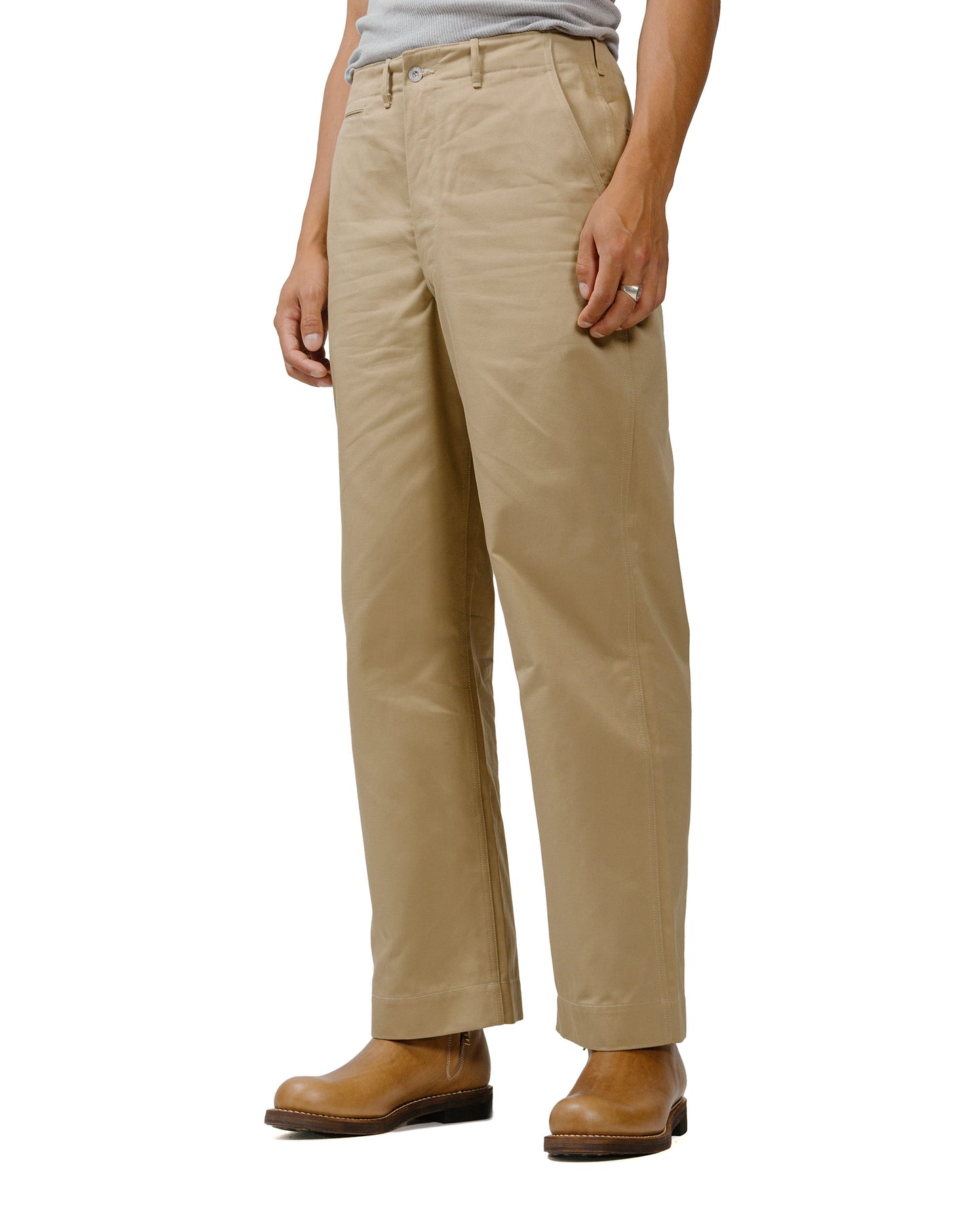 The Real McCoy's MP23102 Trousers, Cotton, Khaki, 1941 Khaki model front