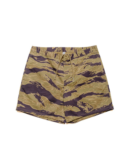 The Real McCoy's MP24002 Tiger Camouflage Swim Shorts  Advisor Khaki