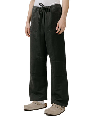 The Real McCoy's MP24003 Junk Force Black Pajama Trousers Black model front