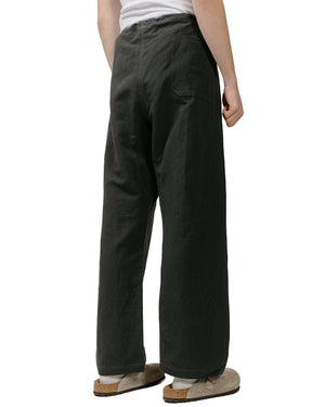 The Real McCoy's MP24003 Junk Force Black Pajama Trousers Black model back