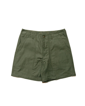 The Real McCoy's MP24004 Utility Shorts  Cotton Sateen Olive