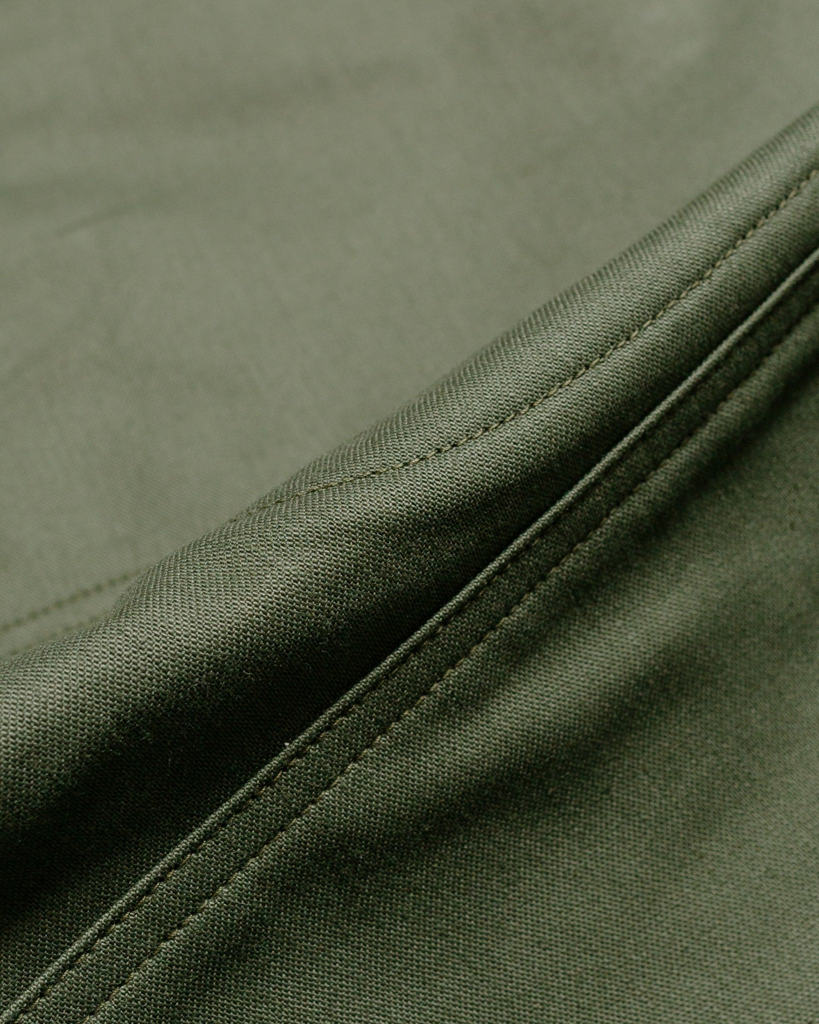The Real McCoy's MP24004 Utility Shorts  Cotton Sateen Olive fabric