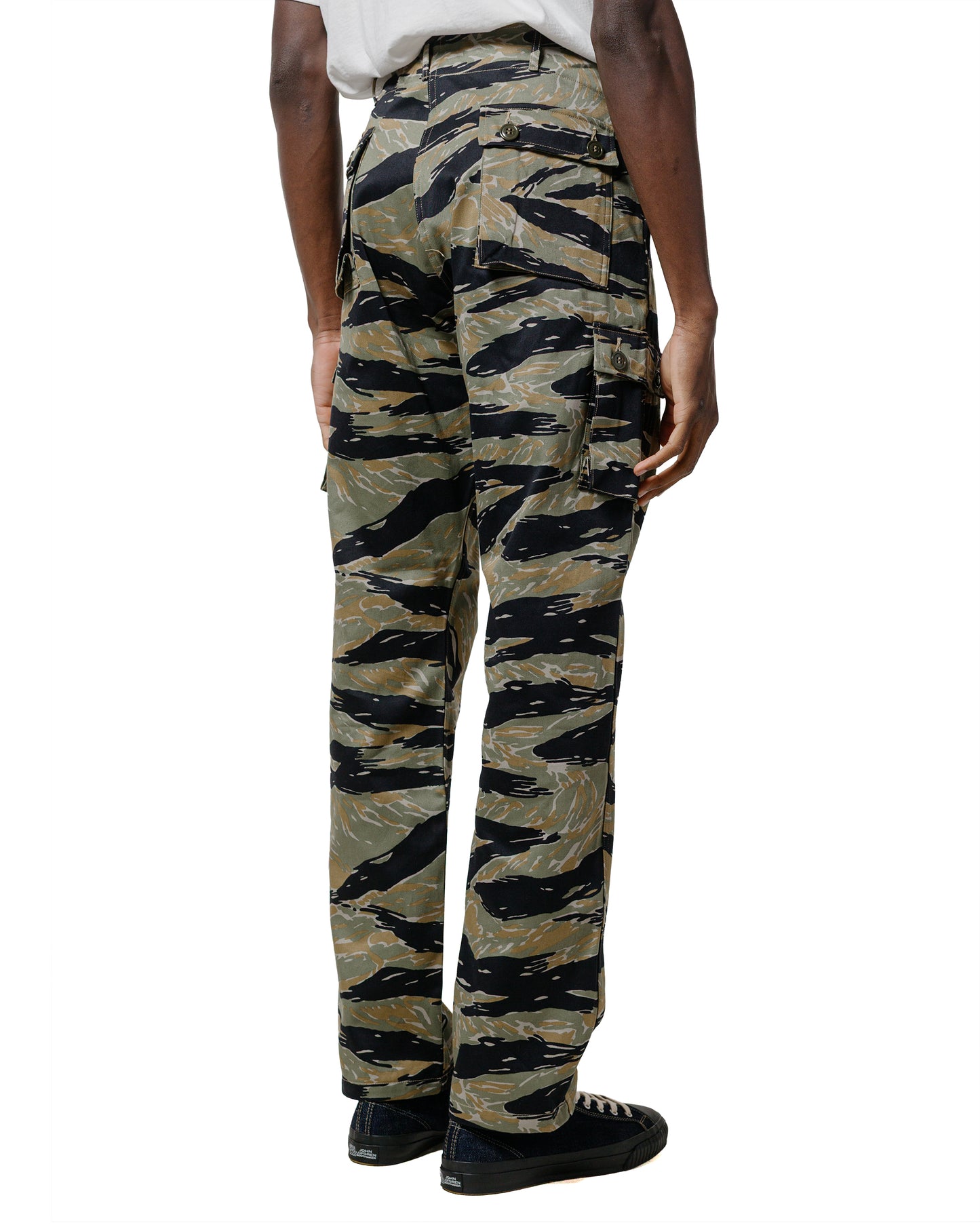 The Real McCoy's MP25003 Tiger Camouflage Trousers / Tadpole Green