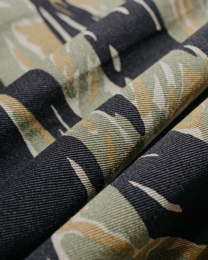 The Real McCoy's MP25003 Tiger Camouflage Trousers / Tadpole Green