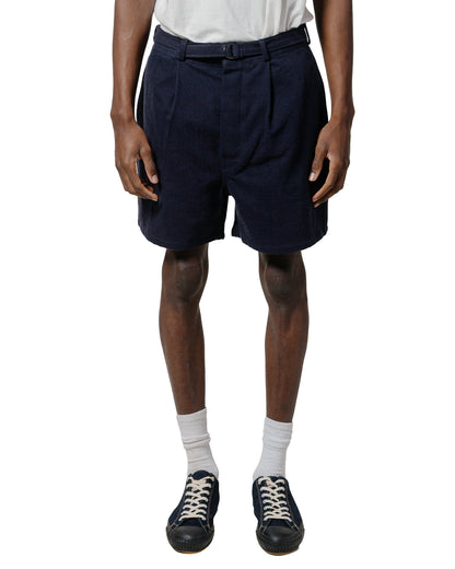 The Real McCoy's MP25014 Belted Shorts / Cotton-Hemp Navy
