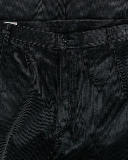 The Real McCoy's MP25105 Double-Pleat Corduroy Trousers Black