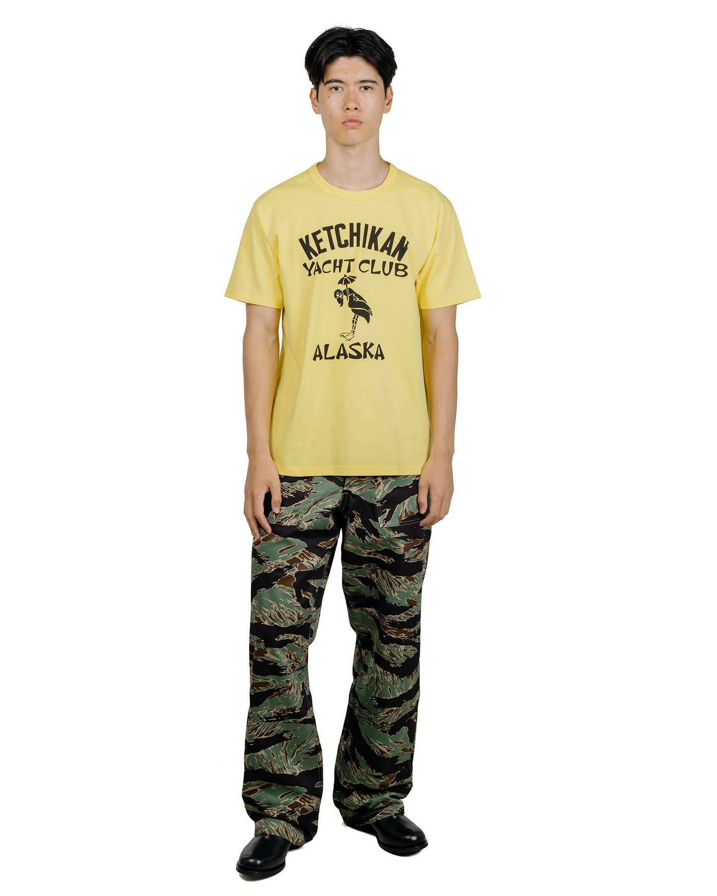 The Real McCoy's MP26003 Tiger Camouflage Civilian Trousers  John Wayne Green