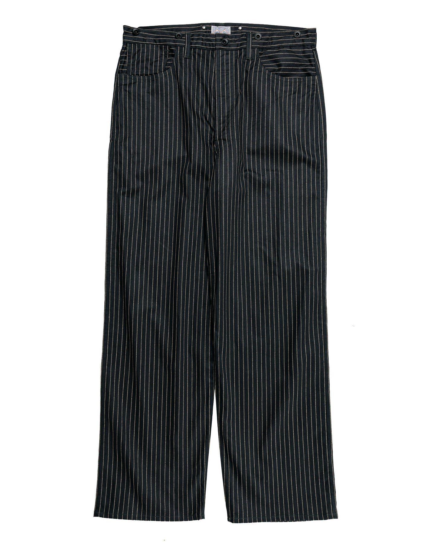The Real McCoy's MP26011 Black Wabash Work Trousers Black