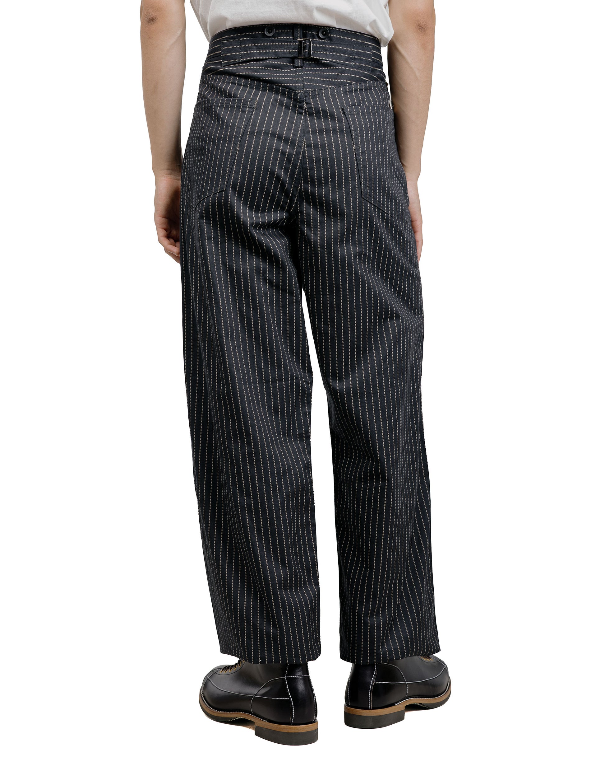 The Real McCoy's MP26011 Black Wabash Work Trousers Black