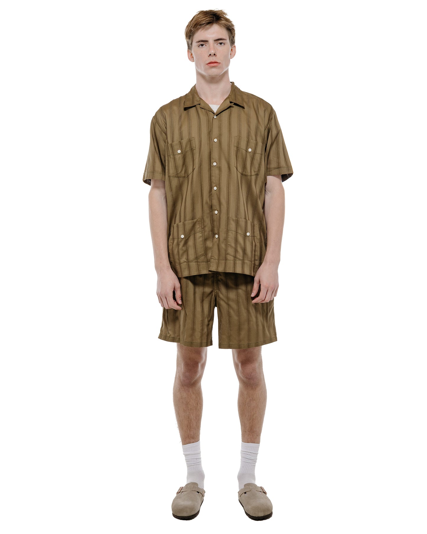 The Real McCoy's MP26015 Joe McCoy Cuban Shorts Olive