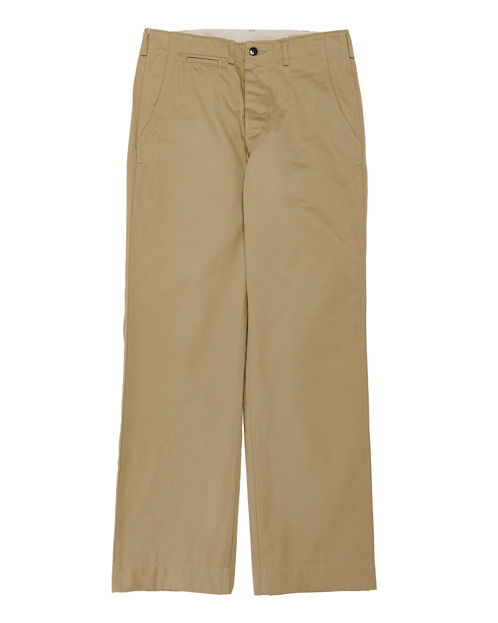 The Real McCoy's MP26018 Trousers, Cotton, Khaki, 1945 Khaki
