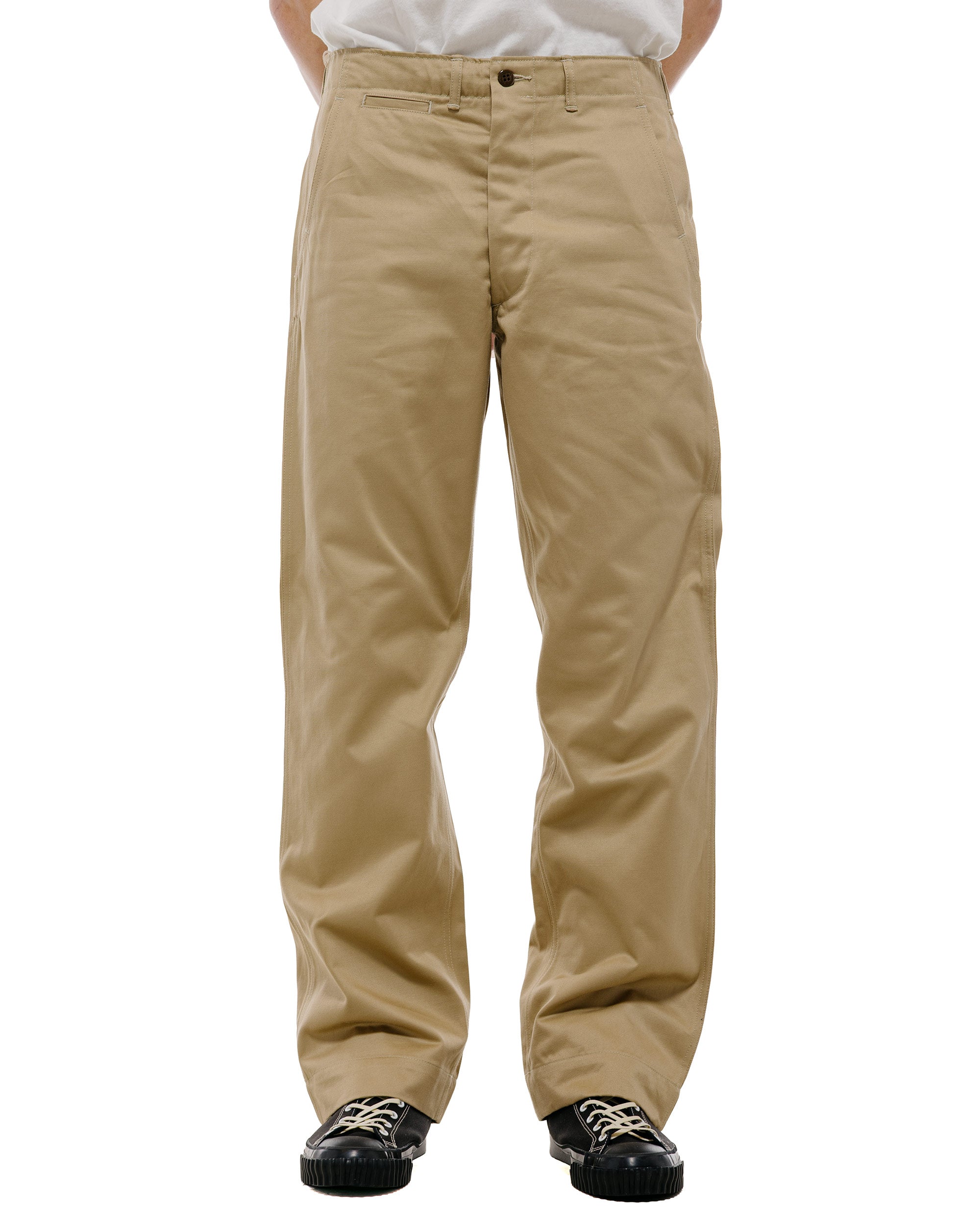 The Real McCoy's MP26018 Trousers, Cotton, Khaki, 1945 Khaki