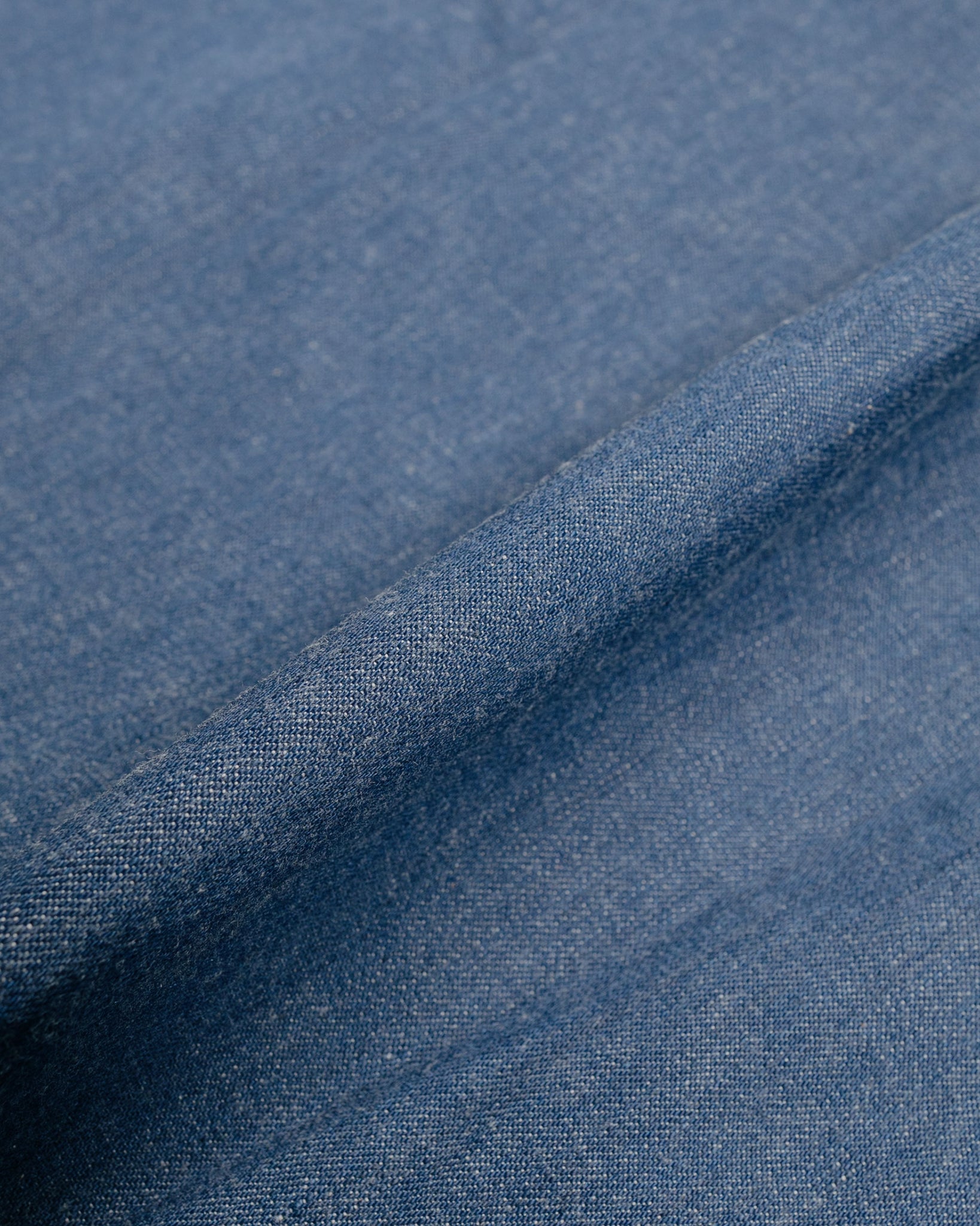 The Real McCoy's MS22003 Denim Western Shirt  Sawtooth Indigo fabric