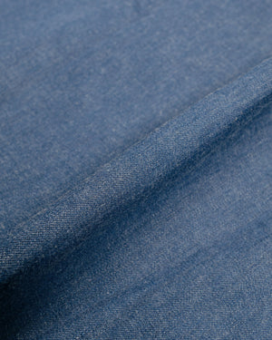 The Real McCoy's MS22003 Denim Western Shirt  Sawtooth Indigo fabric