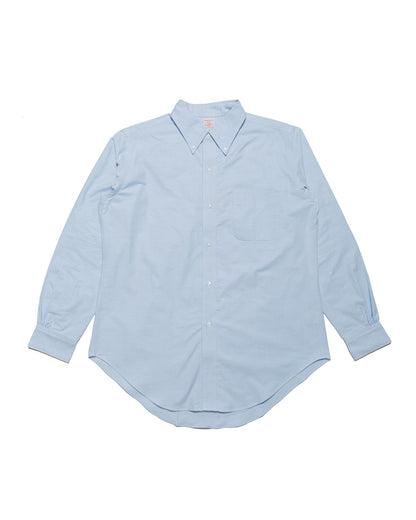 The Real McCoy's MS22008 Joe McCoy Button Down Shirt Light Blue