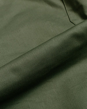 The Real McCoy's MS23101 Shirt, Man's, Cotton Sateen, OG-107 Olive fabric