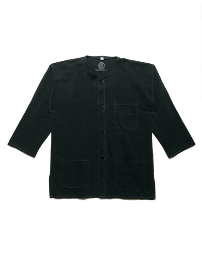 The Real McCoy's MS24002 Junk Force Black Pajama Shirt Black 