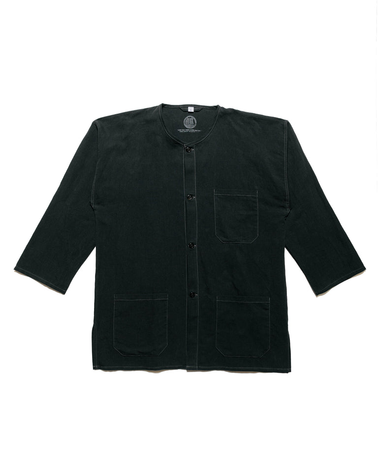 The Real McCoy's MS24002 Junk Force Black Pajama Shirt Black 
