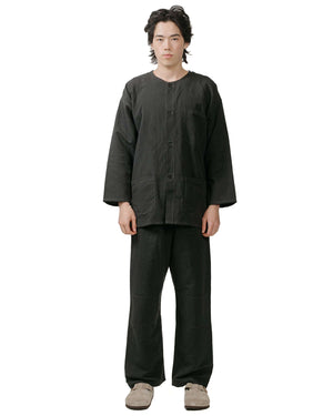 The Real McCoy's MS24002 Junk Force Black Pajama Shirt Black model full