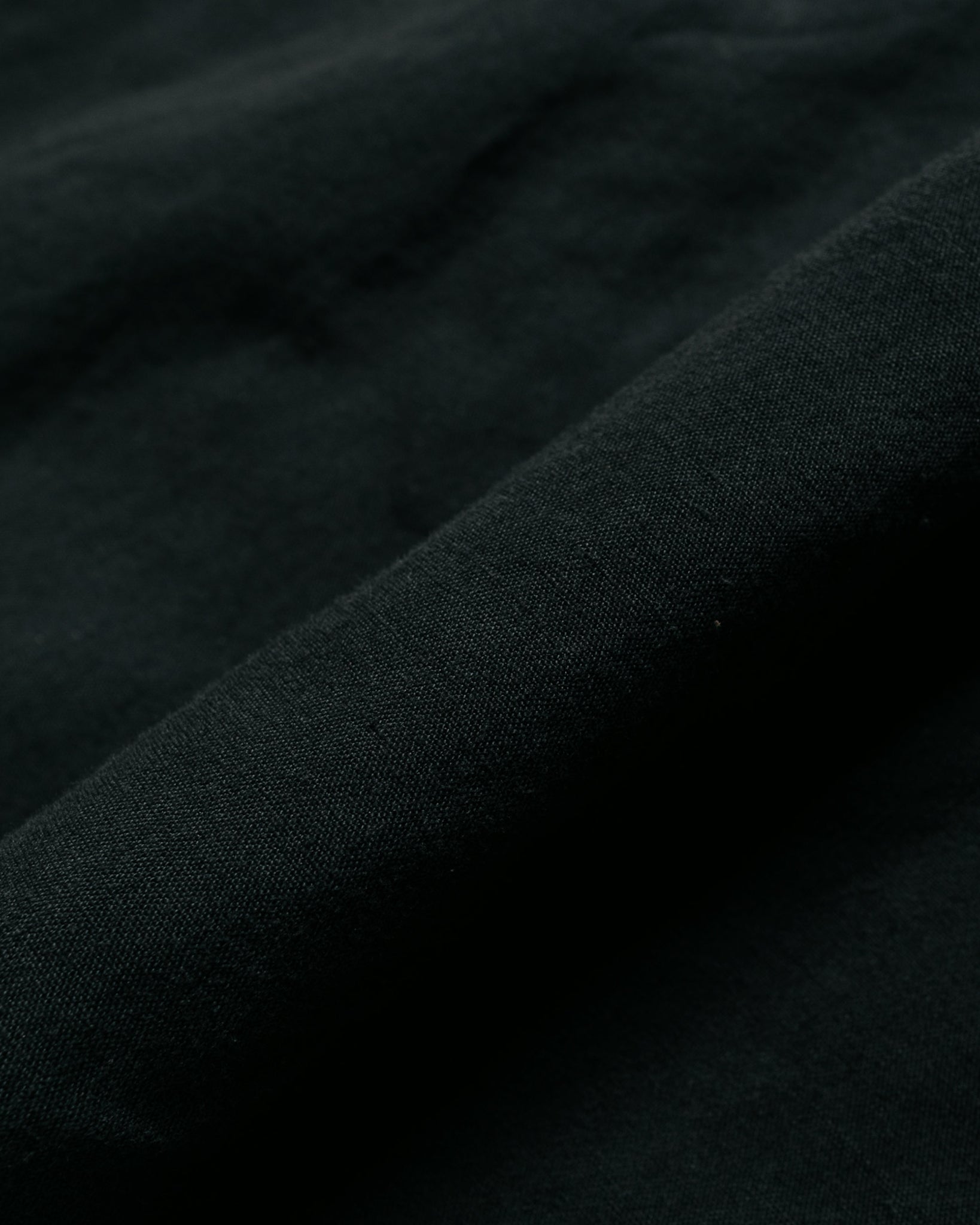 The Real McCoy's MS24002 Junk Force Black Pajama Shirt Black fabric
