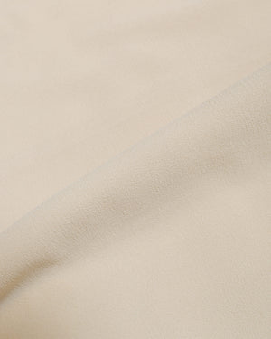 The Real McCoy's MS24008 Silk Rayon Open Collar Shirt Ecru fabric
