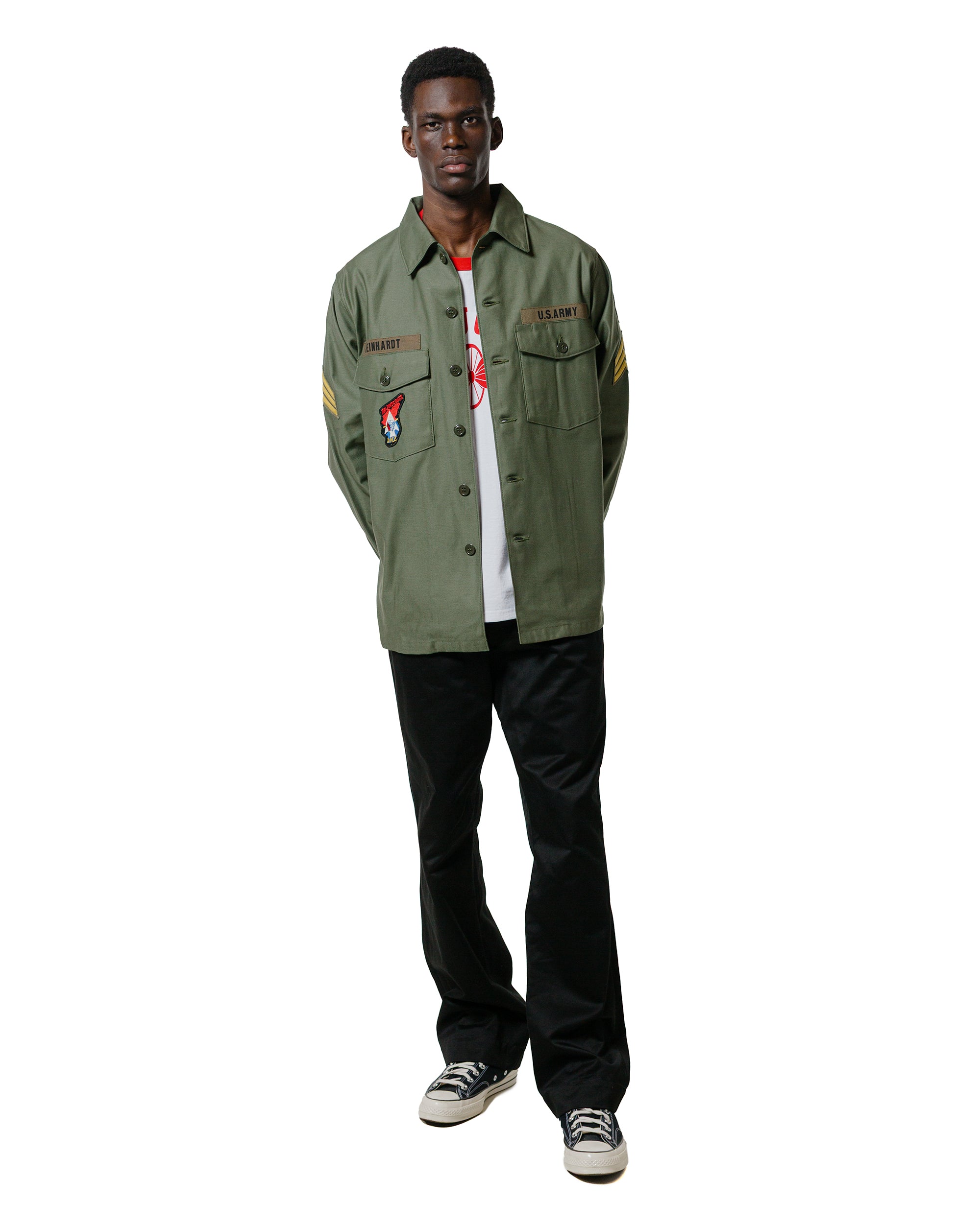 The Real McCoy's MS25002 OG-107 Utility Shirt / Imjin Scouts Olive