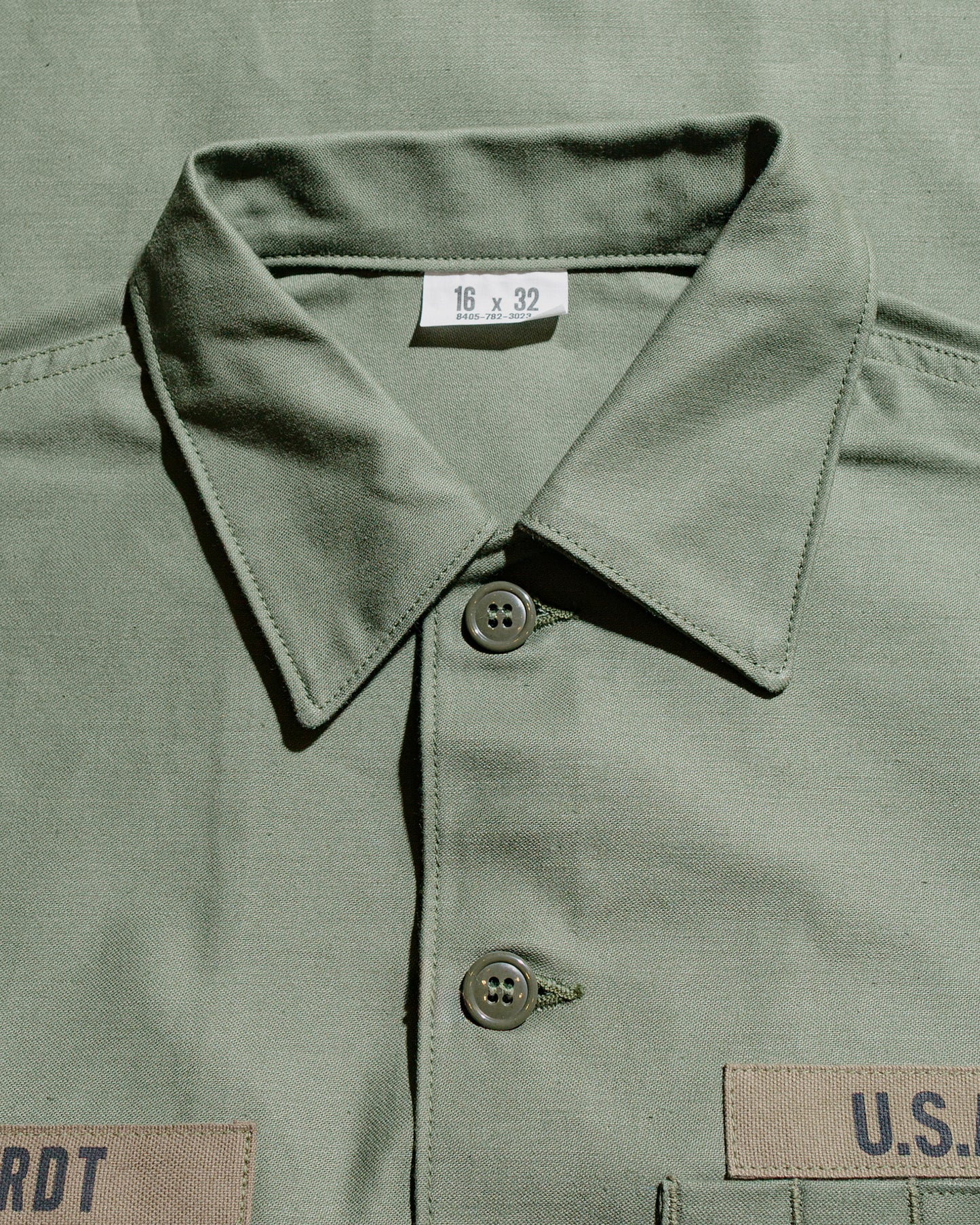 The Real McCoy's MS25002 OG-107 Utility Shirt  Imjin Scouts Olive