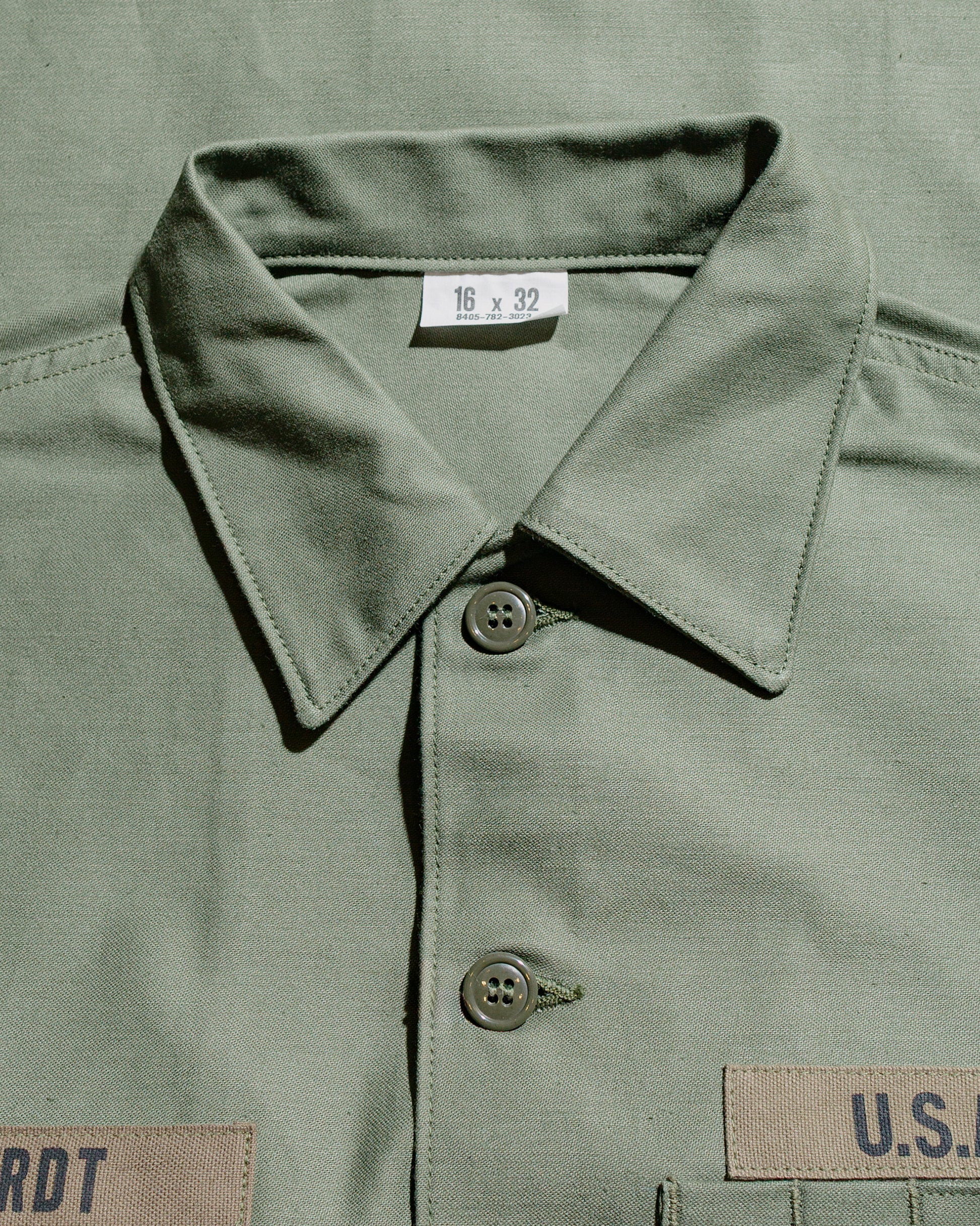 The Real McCoy's MS25002 OG-107 Utility Shirt  Imjin Scouts Olive