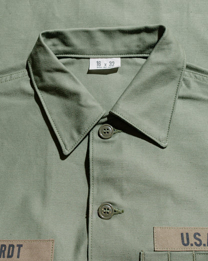 The Real McCoy's MS25002 OG-107 Utility Shirt  Imjin Scouts Olive