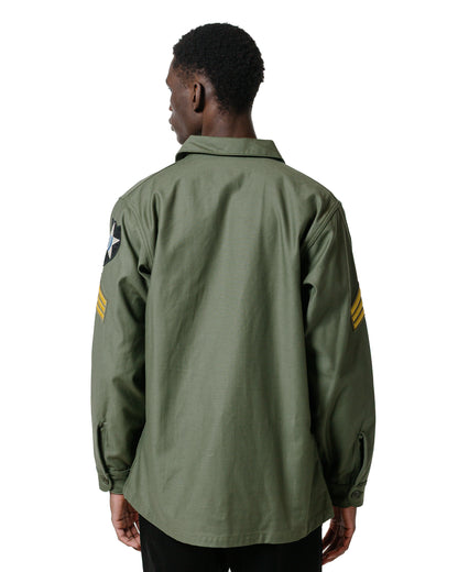 The Real McCoy's MS25002 OG-107 Utility Shirt  Imjin Scouts Olive