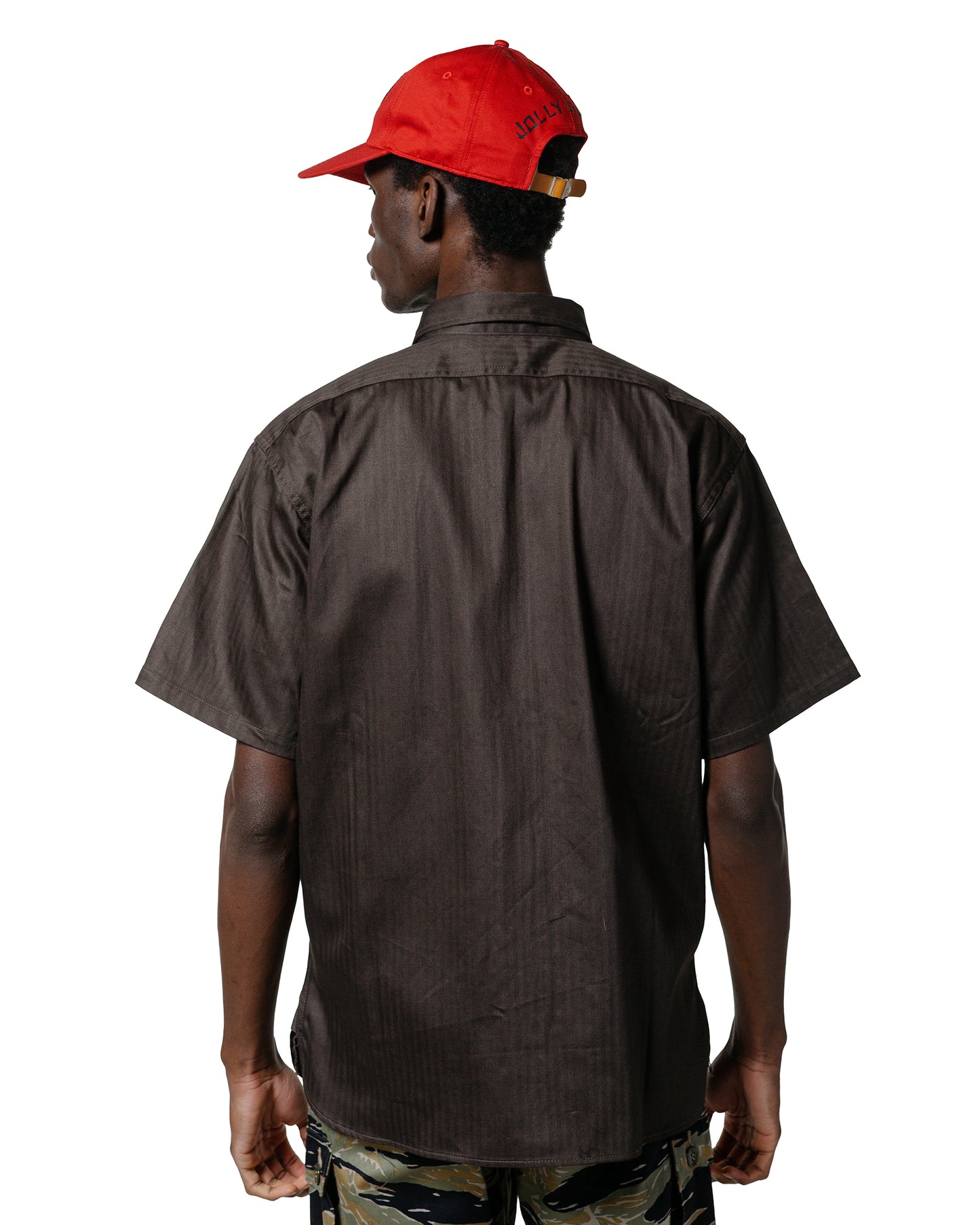 The Real McCoy's MS25013 8HU HBT Work Shirt S/S Steel