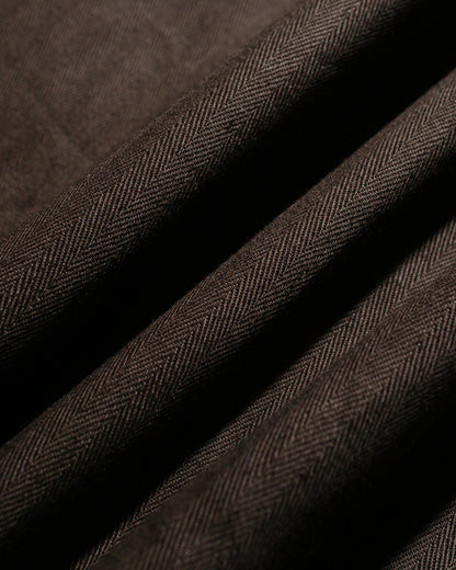 The Real McCoy's MS25013 8HU HBT Work Shirt S/S Steel