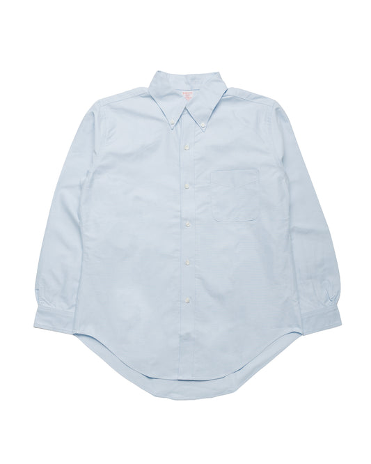 The Real McCoy's MS26001 Joe McCoy Button Down Shirt Chambray Light Blue