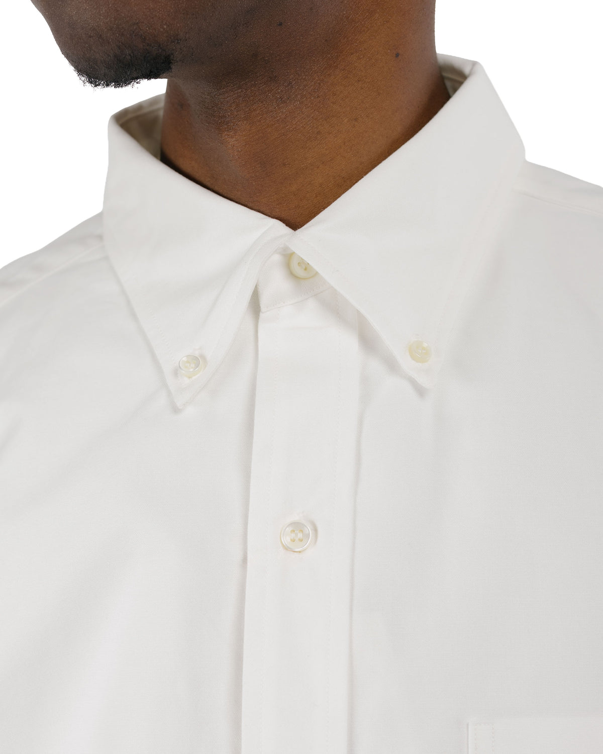 The Real McCoy's MS26001 Joe McCoy Button Down Shirt White
