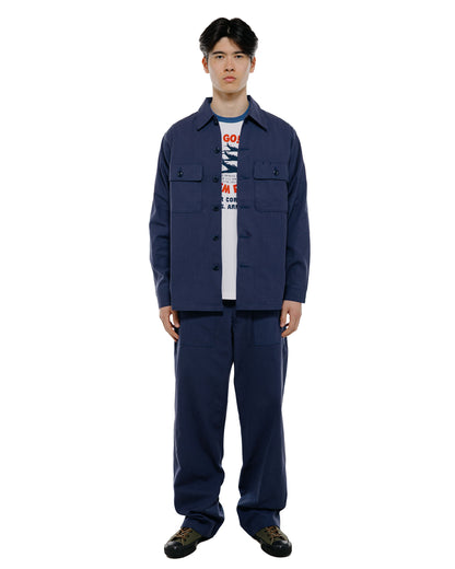 The Real McCoy's MS26003 Shirt, Man's, Missile Combat Crew Blue