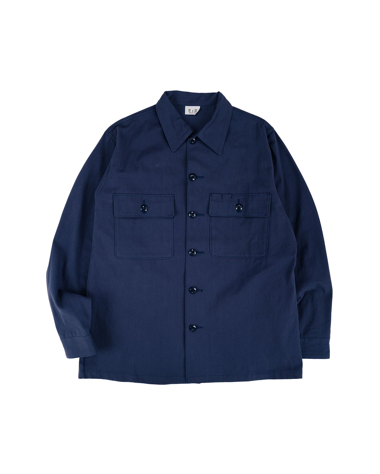 The Real McCoy's MS26003 Shirt, Man's, Missile Combat Crew Blue