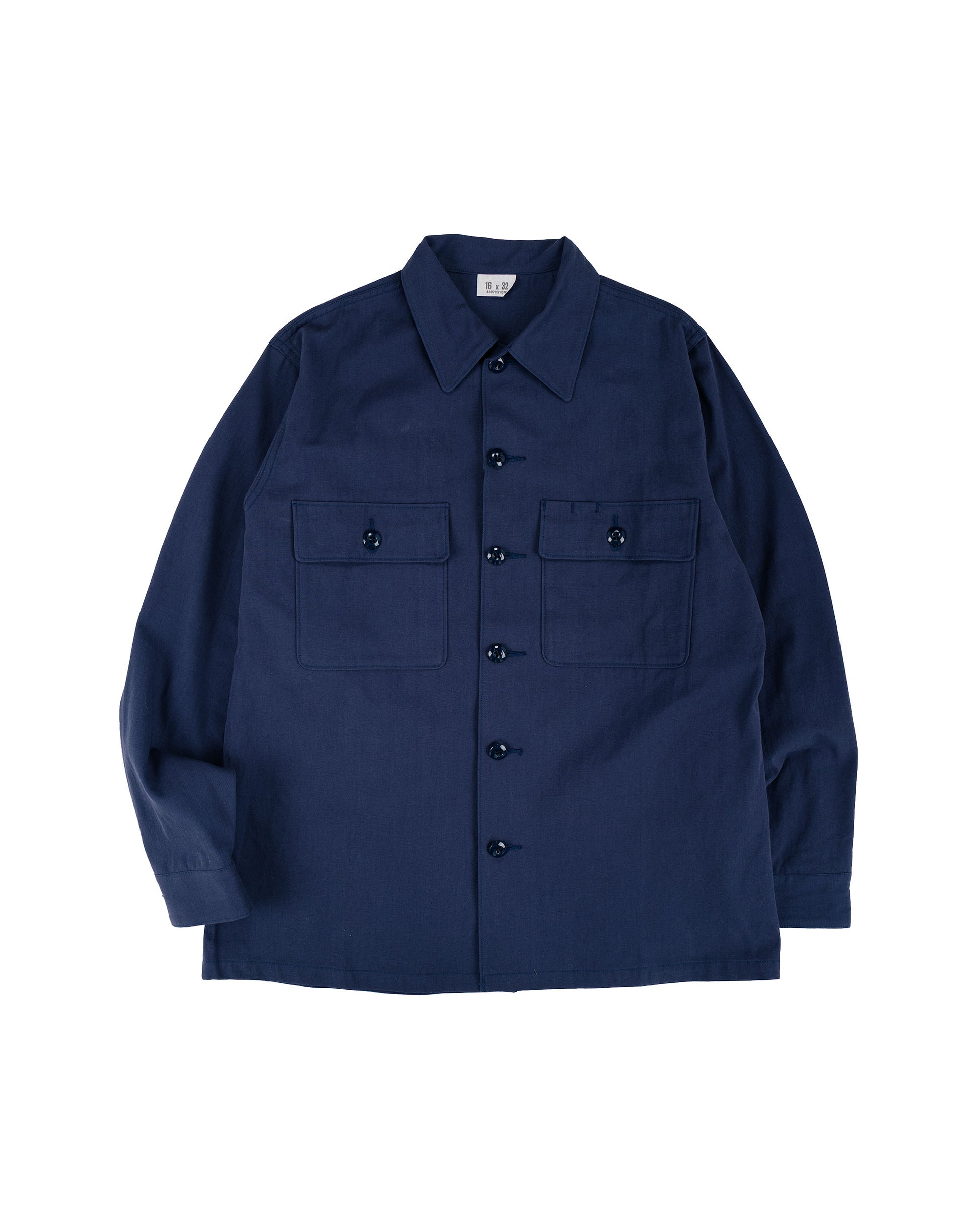 The Real McCoy's MS26003 Shirt, Man's, Missile Combat Crew Blue