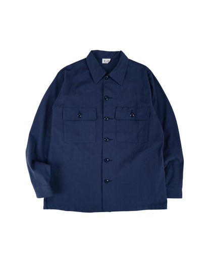 The Real McCoy's MS26003 Shirt, Man's, Missile Combat Crew Blue