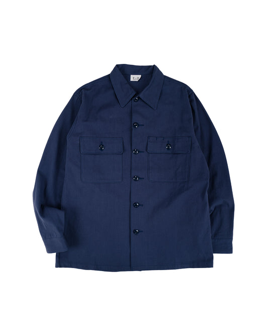 The Real McCoy's MS26003 Shirt, Man's, Missile Combat Crew Blue
