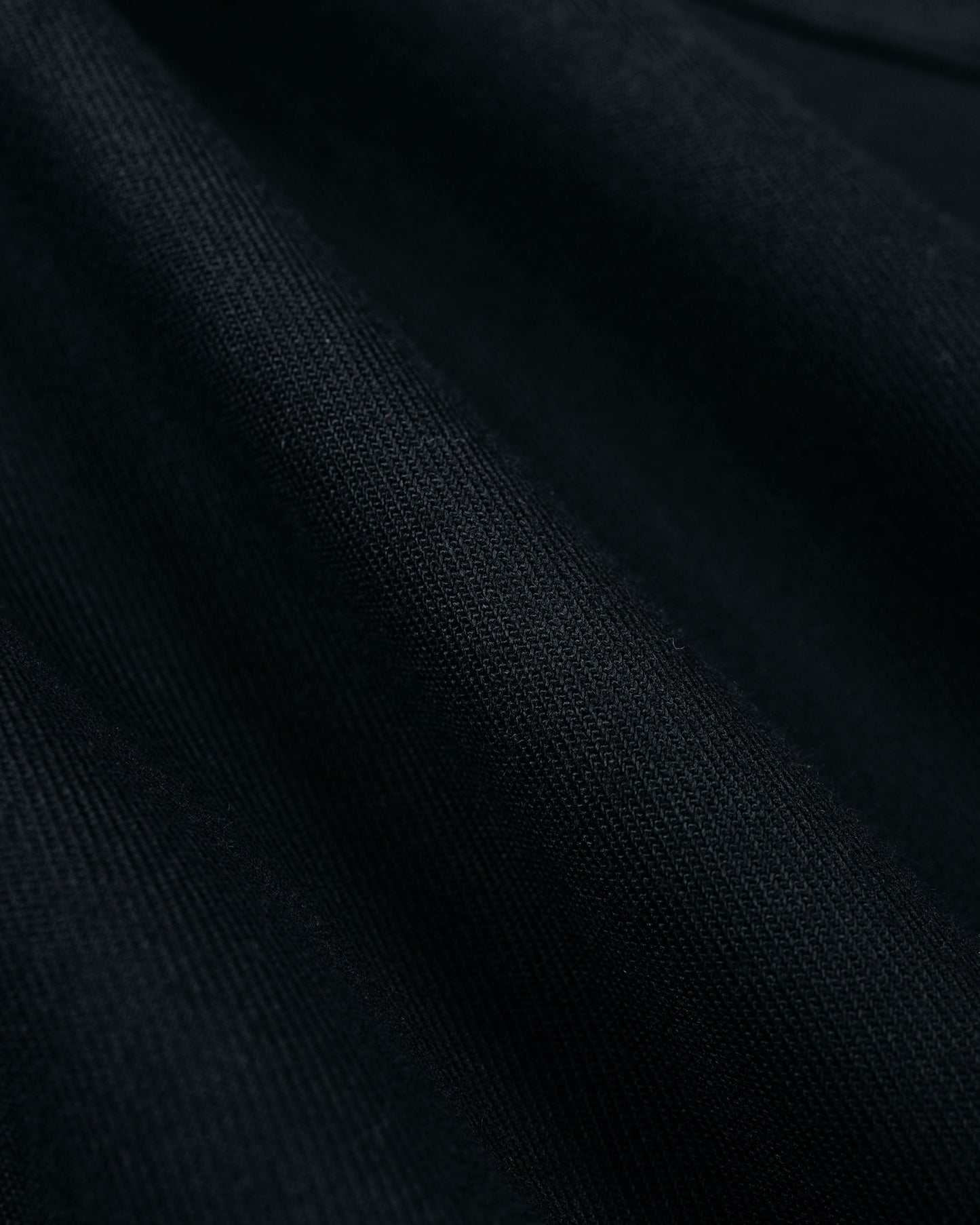 The Real McCoy's MS26008 Open Collar Rayon Shirt Black
