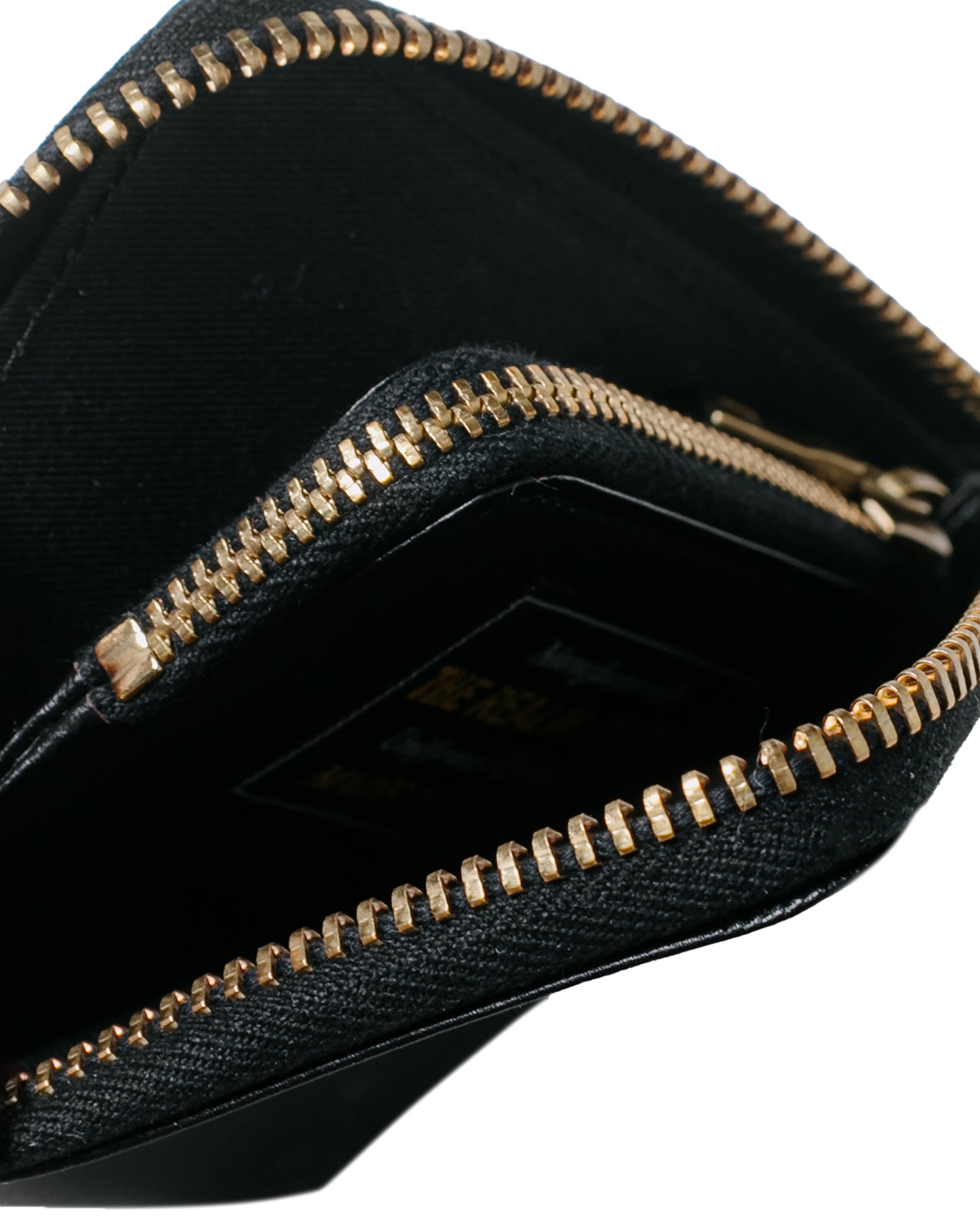 The Real McCoy's MW17100 McCoy's Horsehide Wallet Black detail