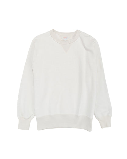 lost & found The Real McCoy's The Real McCoy's MC24113 10 Oz. Loopwheel Crewneck Sweatshirt Milk