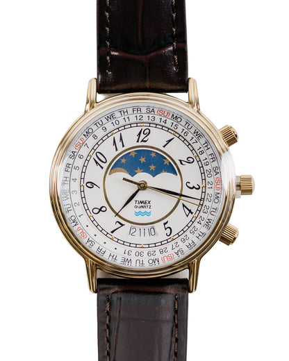 Timex 1990 Moon Phase & Calendar Dial Reissue