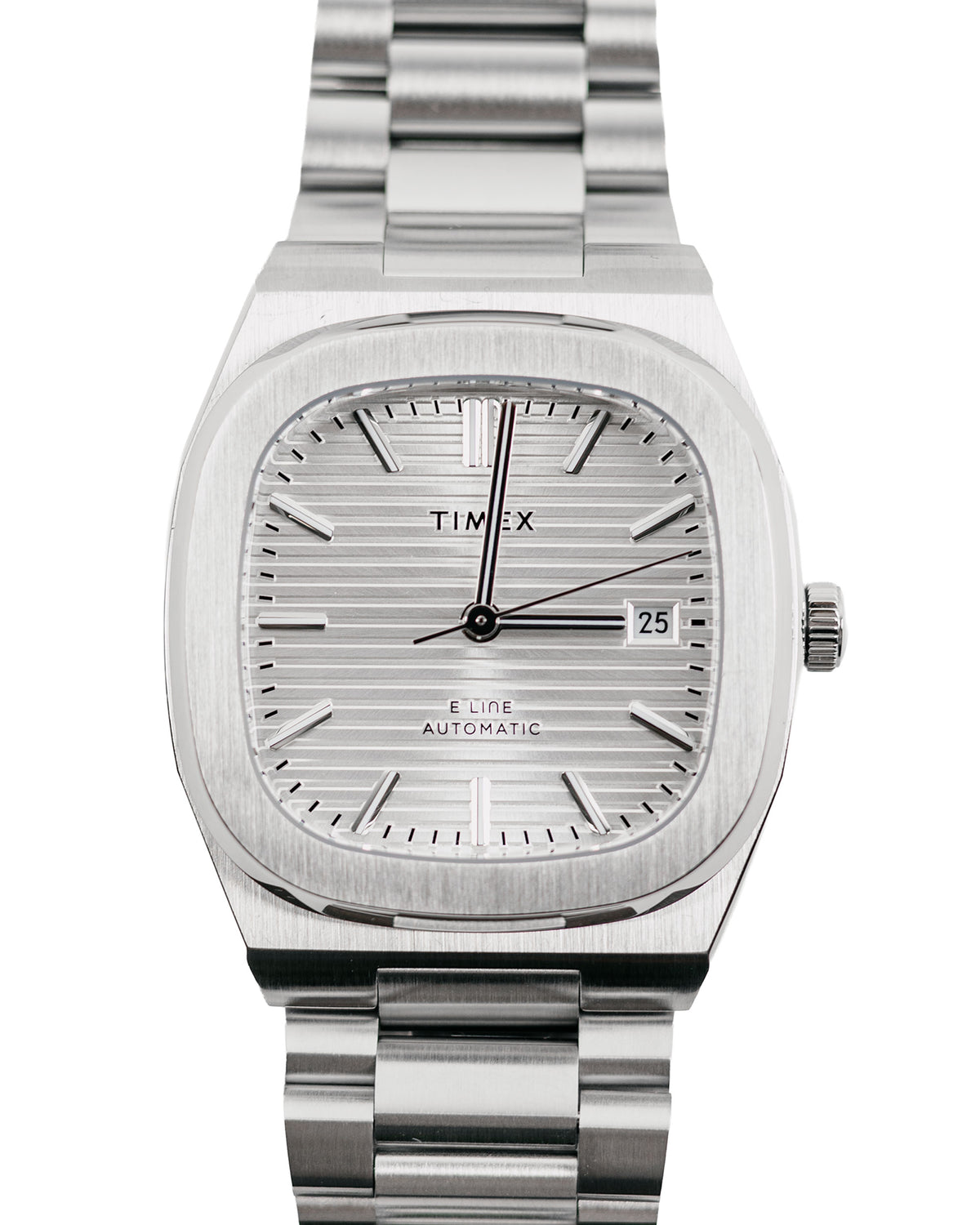 Timex Automatic E Line Silver Dial