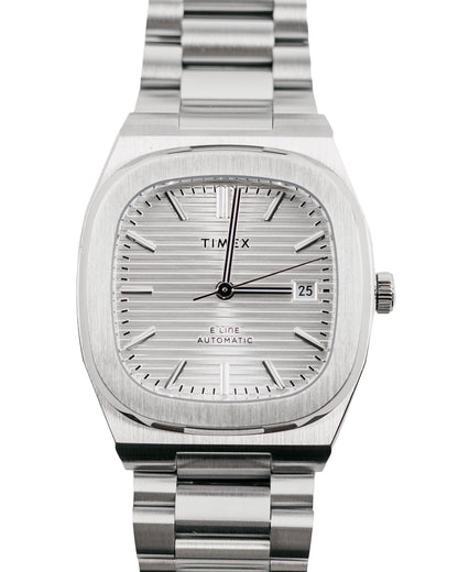 Timex Automatic E Line Silver Dial