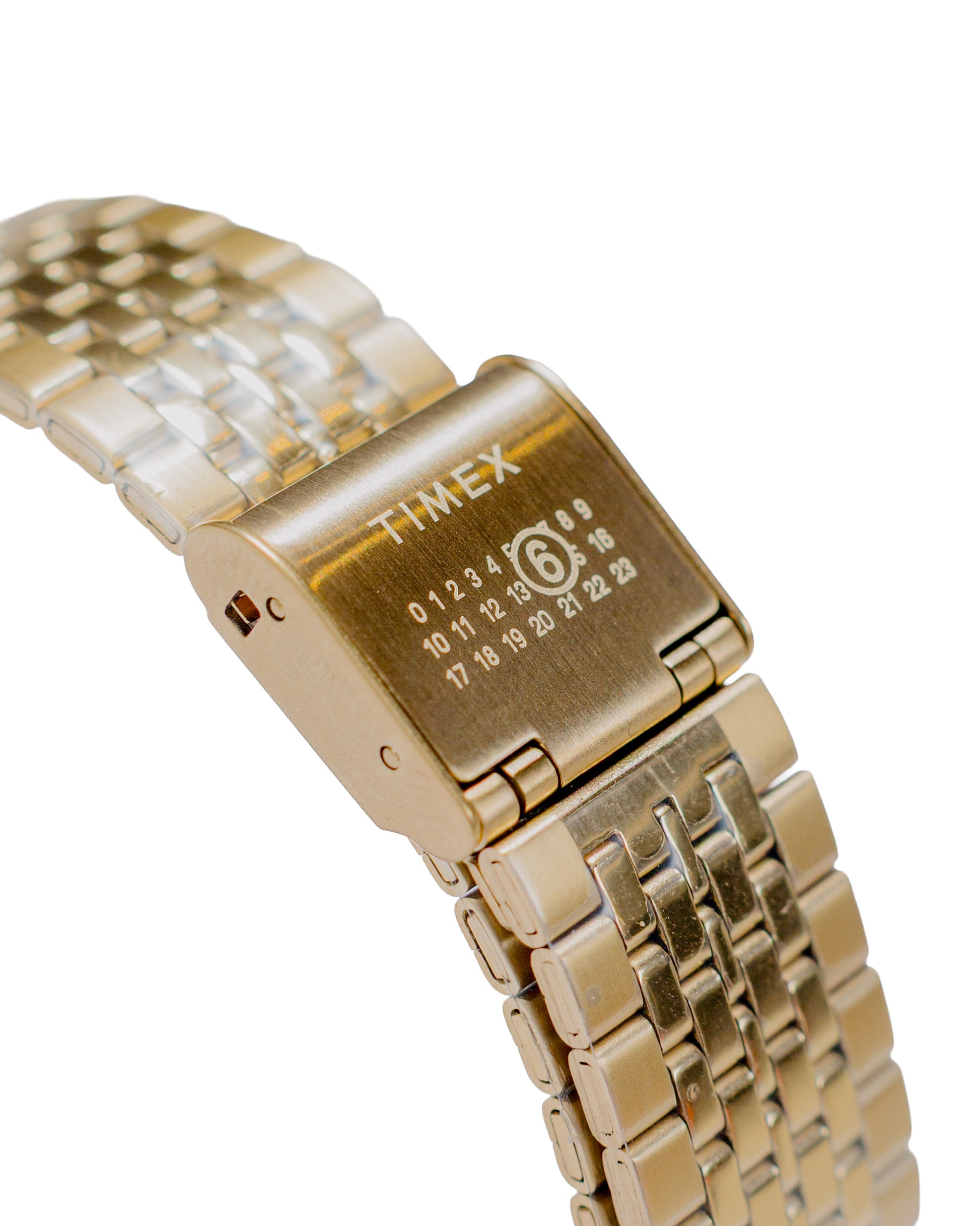 Timex MM6 Maison Margiela Digital T80 34mm Gold-Tone Gift Set