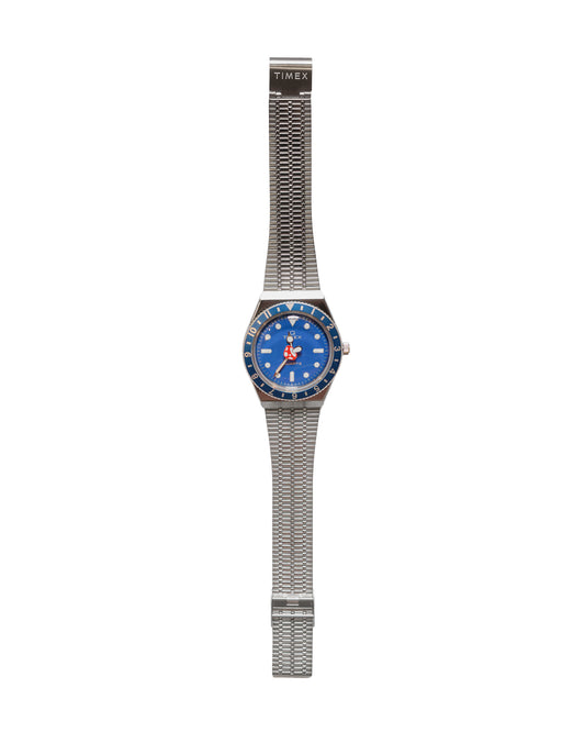 Timex Q Timex seconde/seconde/ 38mm Blue Bezel