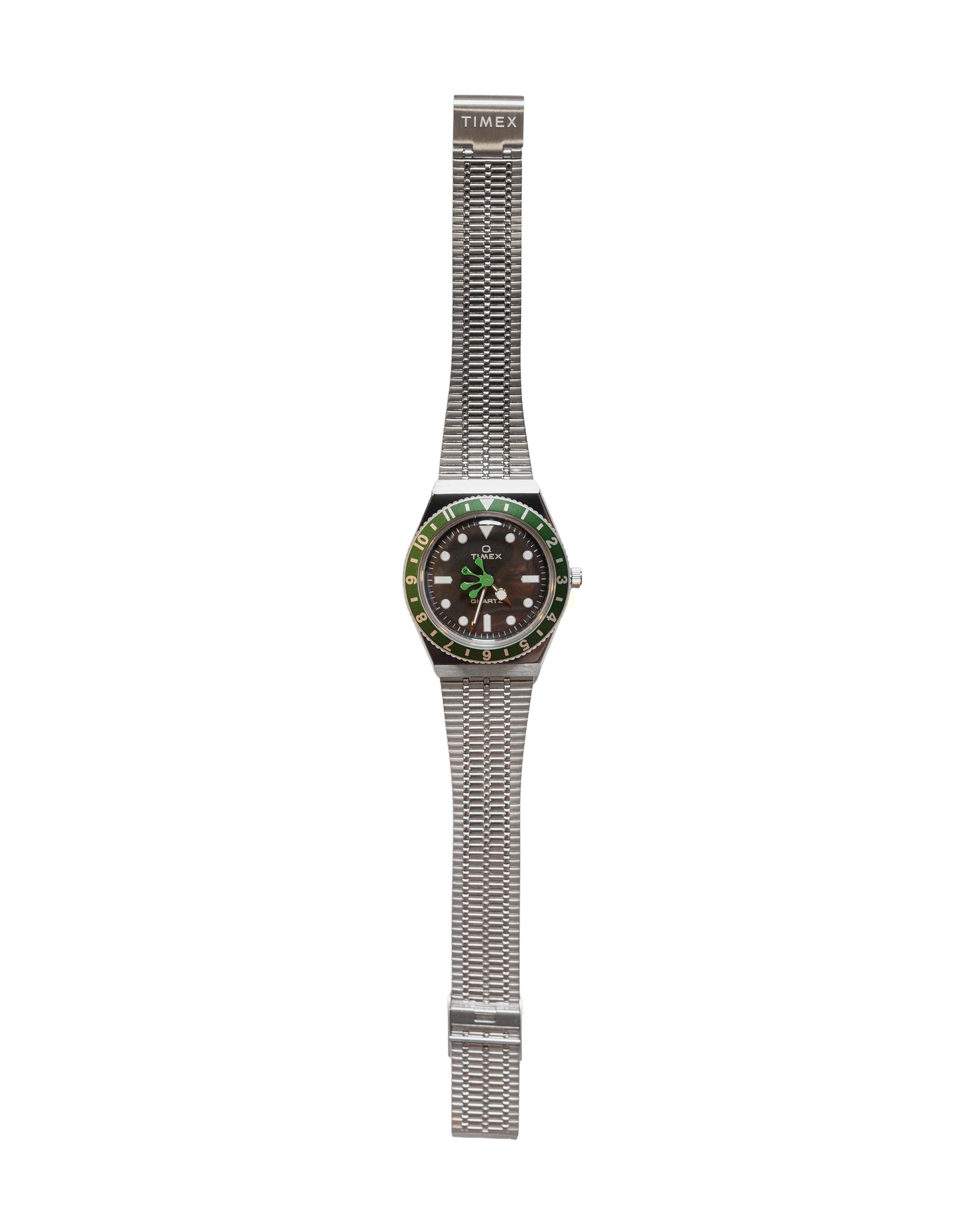 Timex Q Timex seconde/seconde/ 38mm Green Bezel